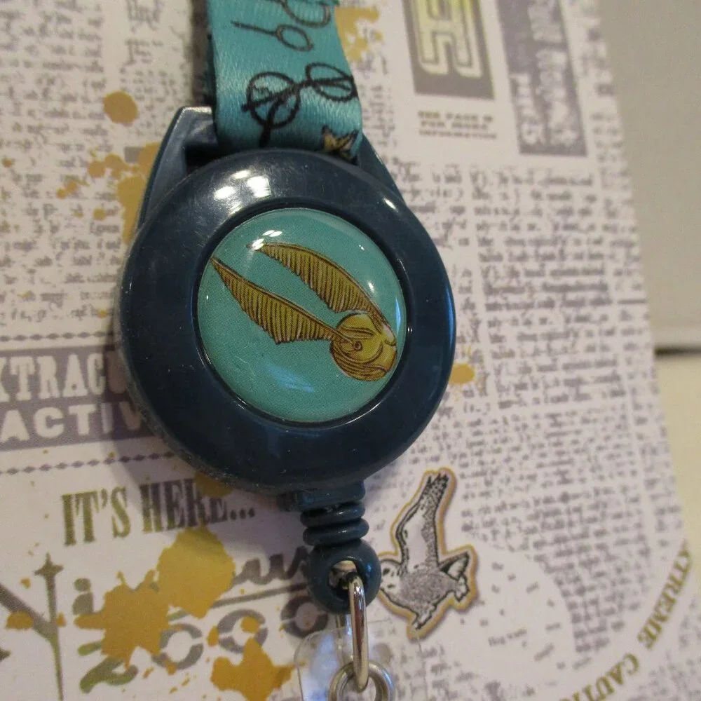 Harry Potter Lanyard NEW Wizarding World Small Black White Green Outdoor Lanyard